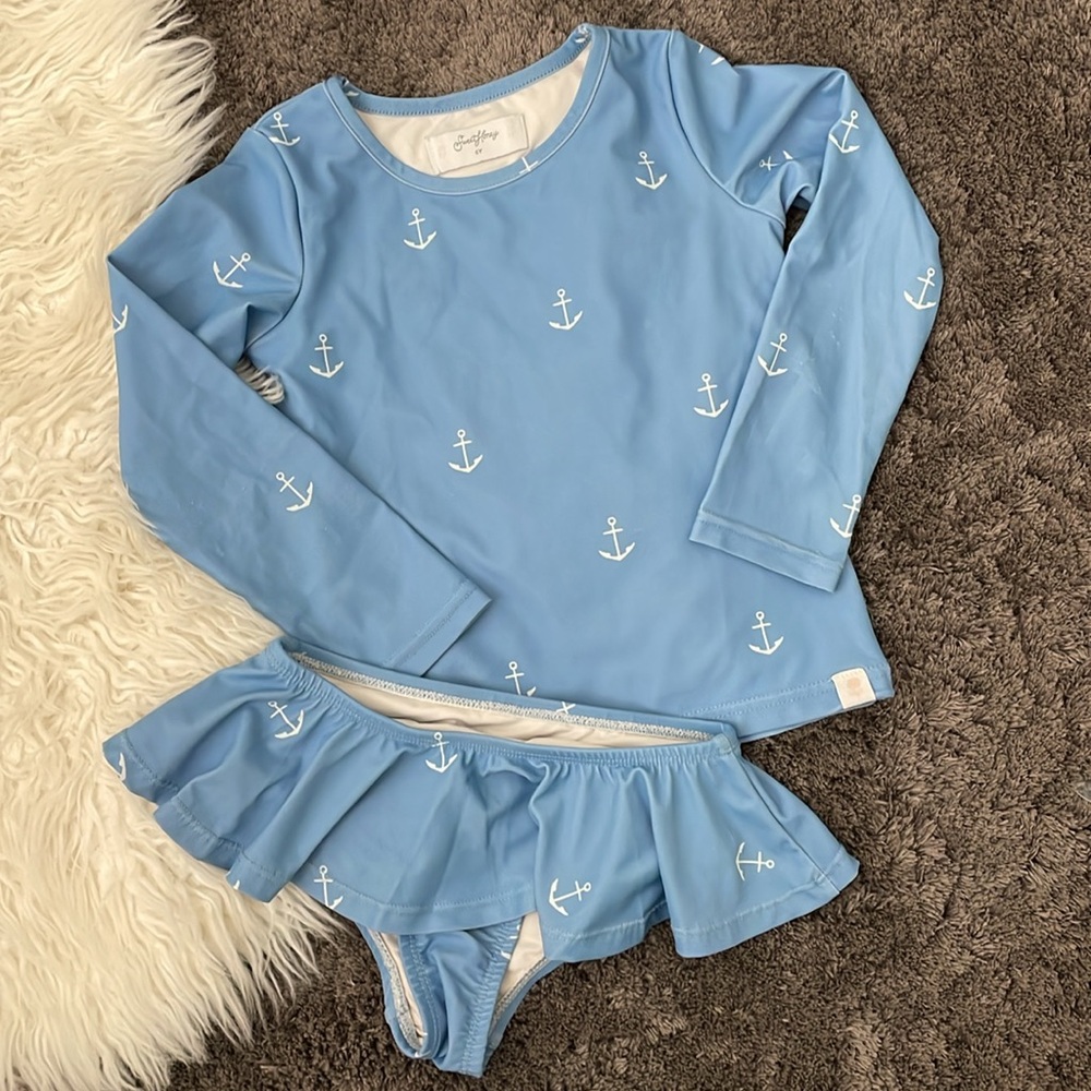 SweetHoney Rashguard Swimsuit 6Y